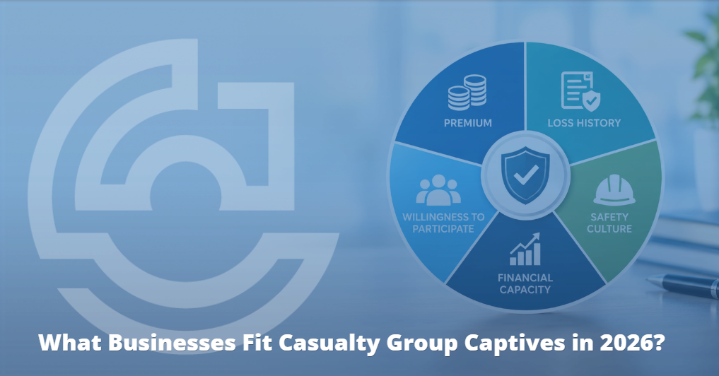Five factors for evaluating a casualty group captive: premium, loss history, safety culture, financial capacity and willingness to participate